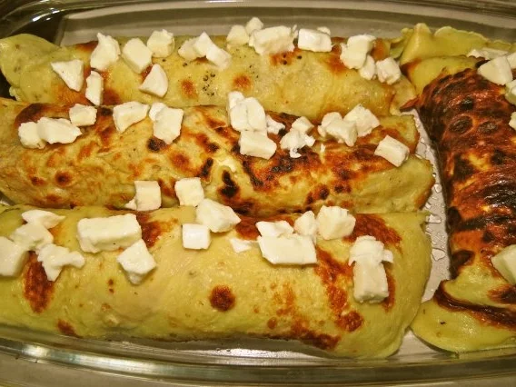 Pfannkuchen mit Lachs und Mangold - Rezept - Bild Nr. 5