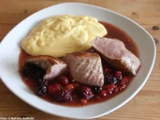 Schweinefilet mit Beeren-Sauce - Rezept