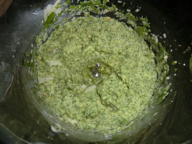 Spaghetti mit Limettenpesto und Hähnchen - Rezept - Bild Nr. 3