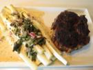 Spargel mit Mangold-Sauce - Rezept