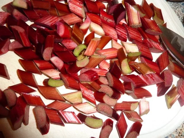 Torten: Rhabarbertorte mit Mascarponeguß - Rezept - Bild Nr. 2