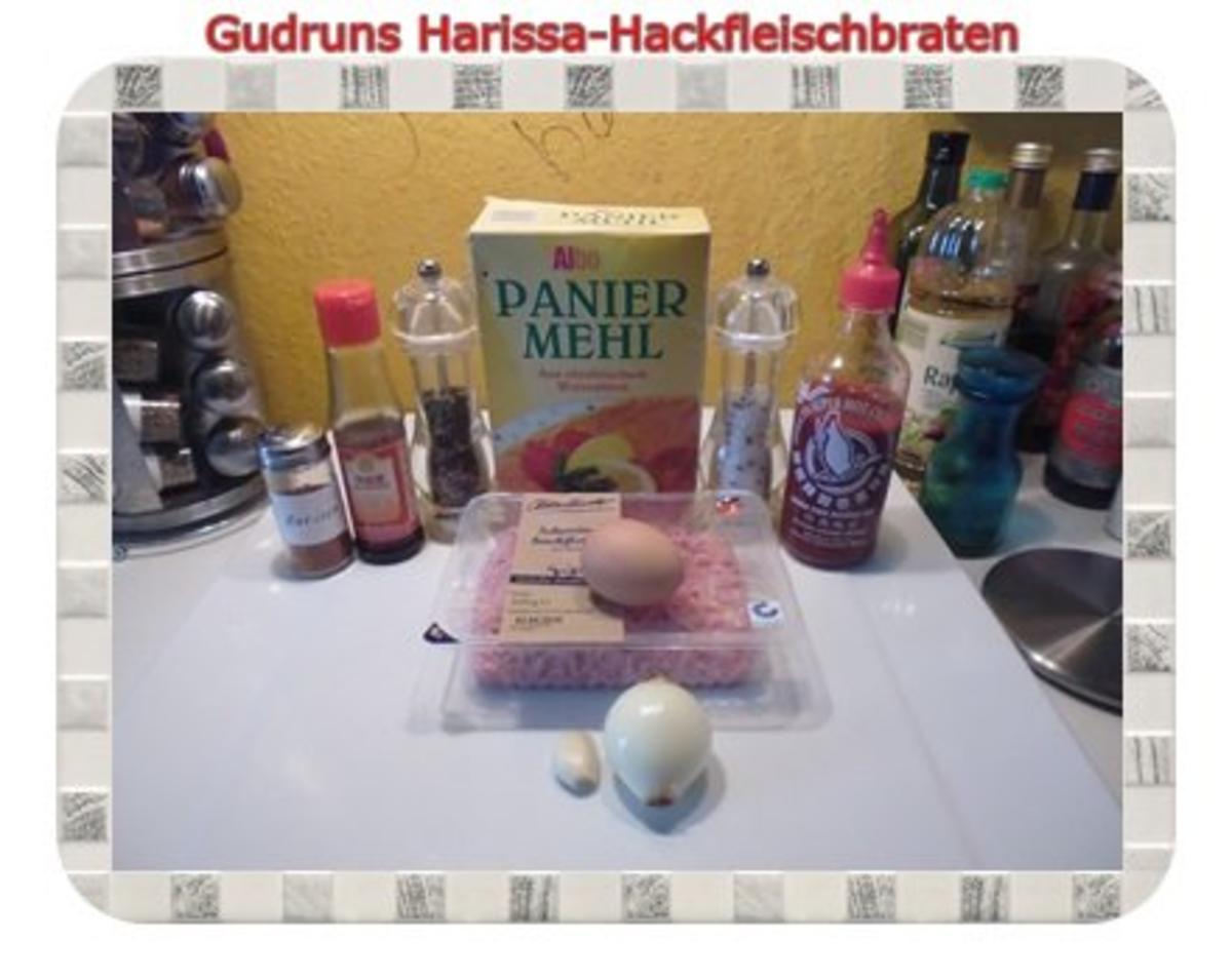 Hackfleisch: Harissa-Hackbraten mit Gorgonzolasoße und Berberekartoffeln - Rezept - Bild Nr. 2