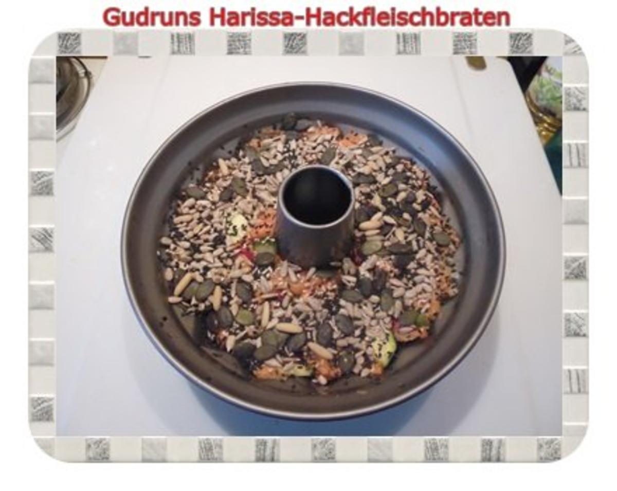 Hackfleisch: Harissa-Hackbraten mit Gorgonzolasoße und Berberekartoffeln - Rezept - Bild Nr. 8