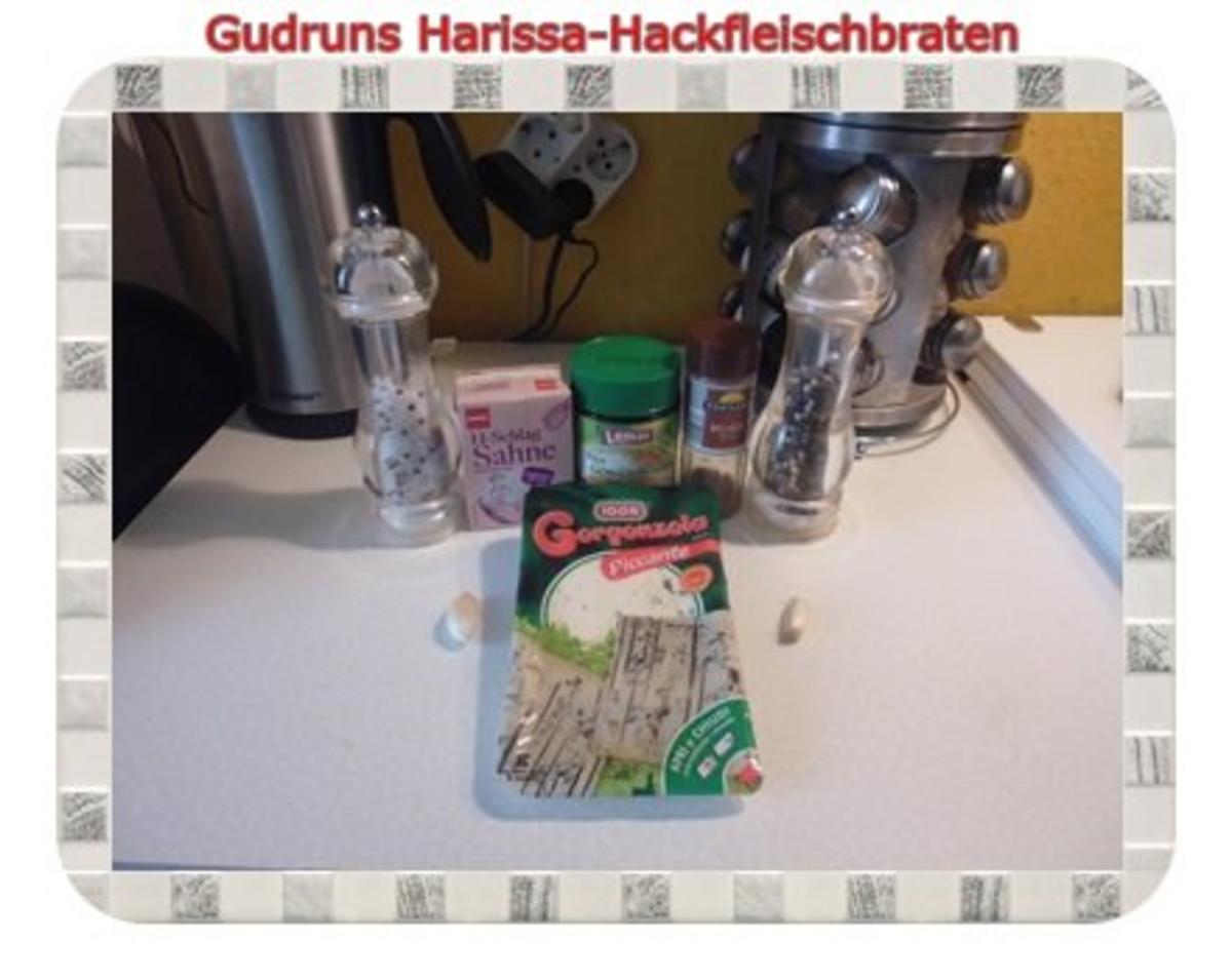 Hackfleisch: Harissa-Hackbraten mit Gorgonzolasoße und Berberekartoffeln - Rezept - Bild Nr. 11