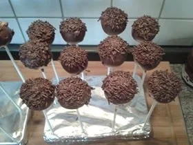Cake Pops -  Cappuccino  - Schnelle Version mit Fertigkuchen - Rezept - Bild Nr. 3