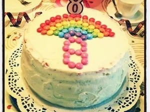 REGENBOGENTORTE - Rezept