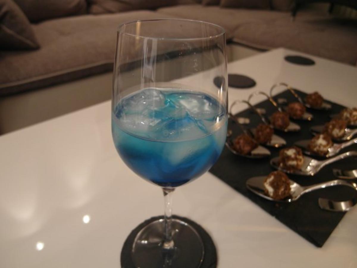 Schalke Cocktail Blue Flame - Rezept