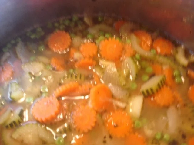 Rezept: Möhren-Zucchini-Blüten-Eintopf Bild Nr. 18 Möhren-Zucchini-Blüten-Eintopf - Rezept - Bild Nr. 18