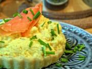 Cremige Rührei-Tartelettes mit Lachs - Rezept