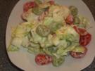 Gemischter Salat mit Weintrauben - Rezept