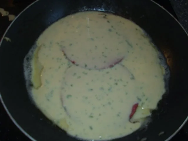 Pfannekuchen mit Salami und Käse - Rezept - Bild Nr. 4