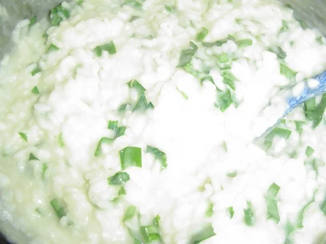 Kotelett mit Bärlauchrisotto - Rezept - Bild Nr. 9