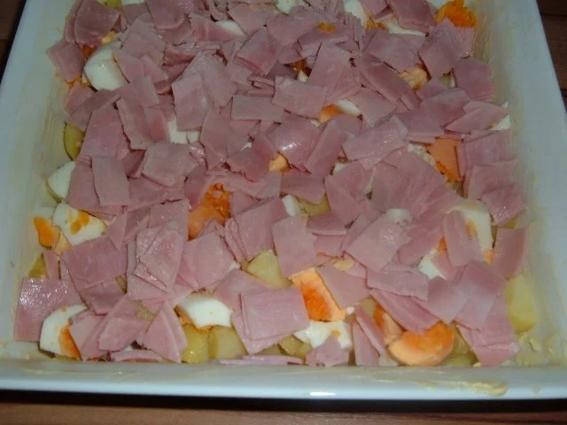 Rezept: Auflauf : Kartoffel mit Ei Bild Nr. 6 Auflauf : Kartoffel mit Ei - Rezept - Bild Nr. 6