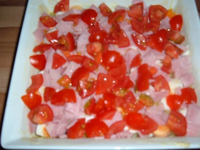 Rezept: Auflauf : Kartoffel mit Ei Bild Nr. 7 Auflauf : Kartoffel mit Ei - Rezept - Bild Nr. 7