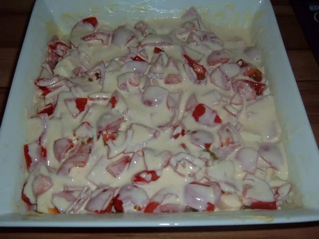 Rezept: Auflauf : Kartoffel mit Ei Bild Nr. 8 Auflauf : Kartoffel mit Ei - Rezept - Bild Nr. 8