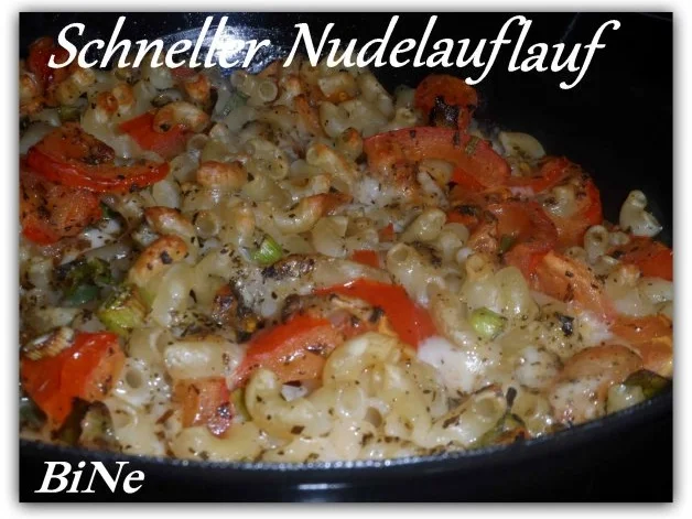 BiNe` S SCHNELLER NUDELAUFLAUF - Rezept - Bild Nr. 2