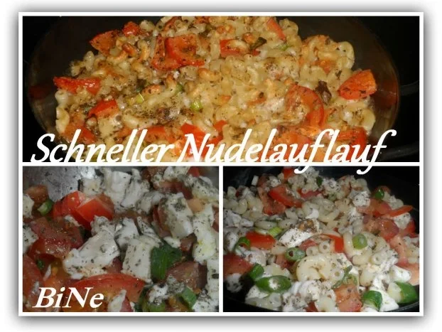 BiNe` S SCHNELLER NUDELAUFLAUF - Rezept