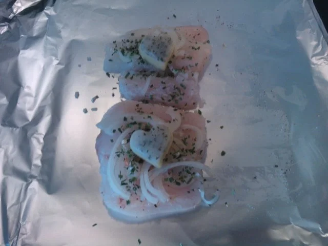 Rezept: Fisch-Filet in Alufolie Bild Nr. 2 Fisch-Filet in Alufolie - Rezept - Bild Nr. 2