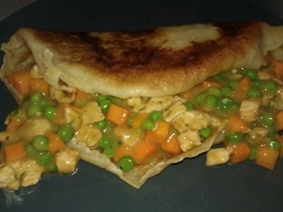 Einfach gefüllte Pfannkuchen - Rezept - Bild Nr. 3