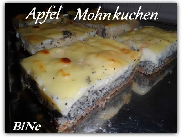 Rezept: BiNe` S APFEL - MOHNKUCHEN Bild Nr. 2 BiNe` S APFEL - MOHNKUCHEN - Rezept - Bild Nr. 2