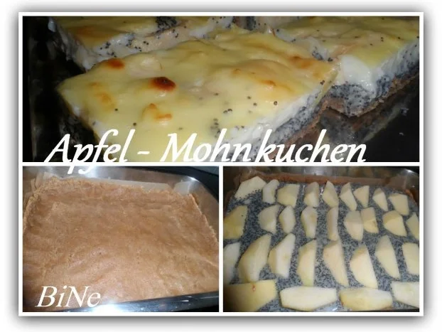Rezept: BiNe` S APFEL - MOHNKUCHEN BiNe` S APFEL - MOHNKUCHEN - Rezept