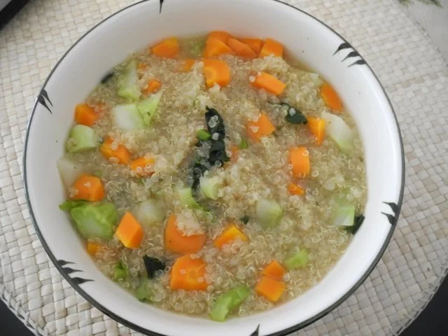 Vegan : 1 - 2 - 3 ...ein Süppchen schnell herbei ;-) - Rezept