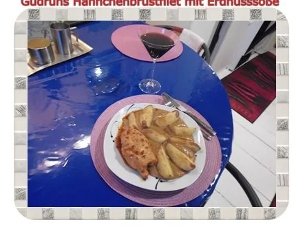 Rezept: Geflügel: Hähnchenbrustfilet mit Erdnusssoße Bild Nr. 12 Geflügel: Hähnchenbrustfilet mit Erdnusssoße - Rezept - Bild Nr. 12