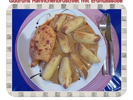 Rezept: Geflügel: Hähnchenbrustfilet mit Erdnusssoße Bild Nr. 13 Geflügel: Hähnchenbrustfilet mit Erdnusssoße - Rezept - Bild Nr. 13