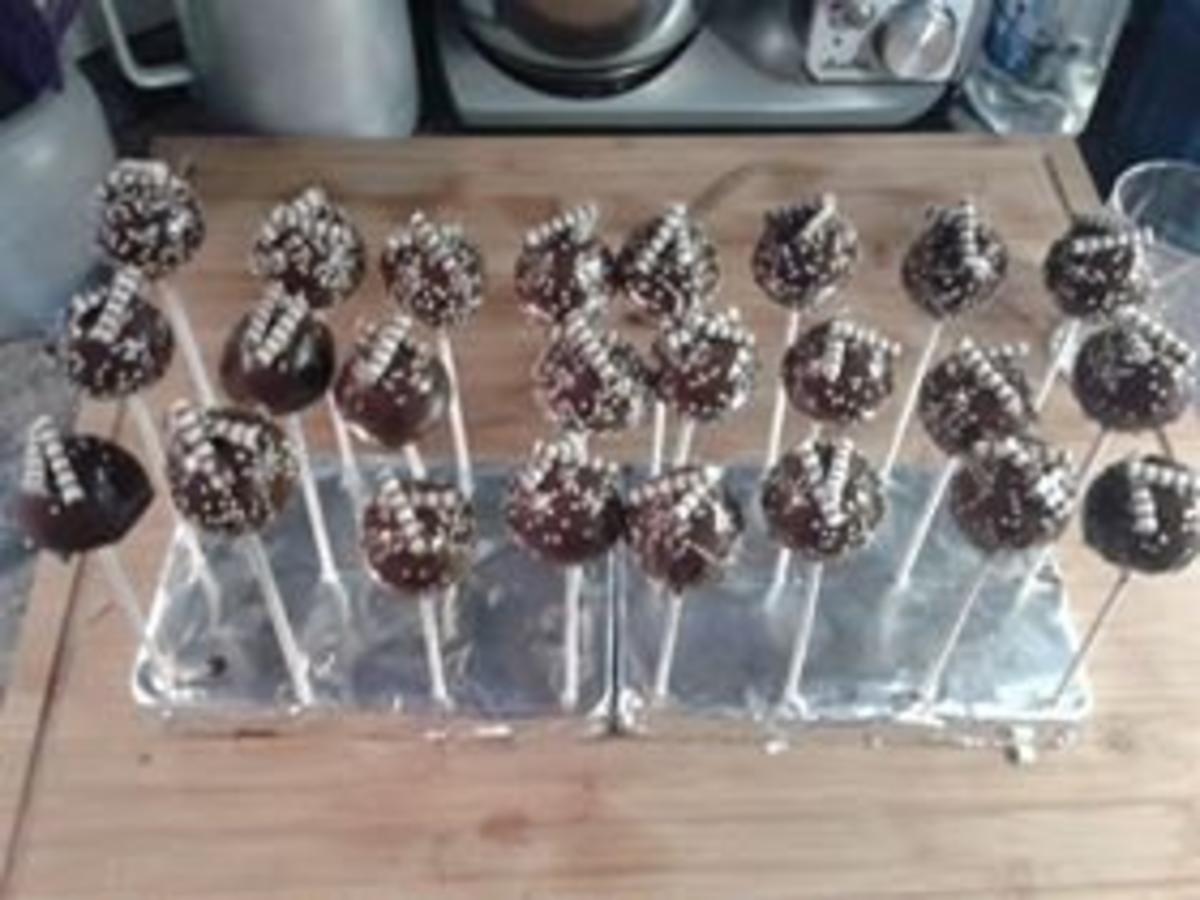 Bilder für Cake Pops - Schoko Minze (After Eight) - die Schnelle Variante - Rezept