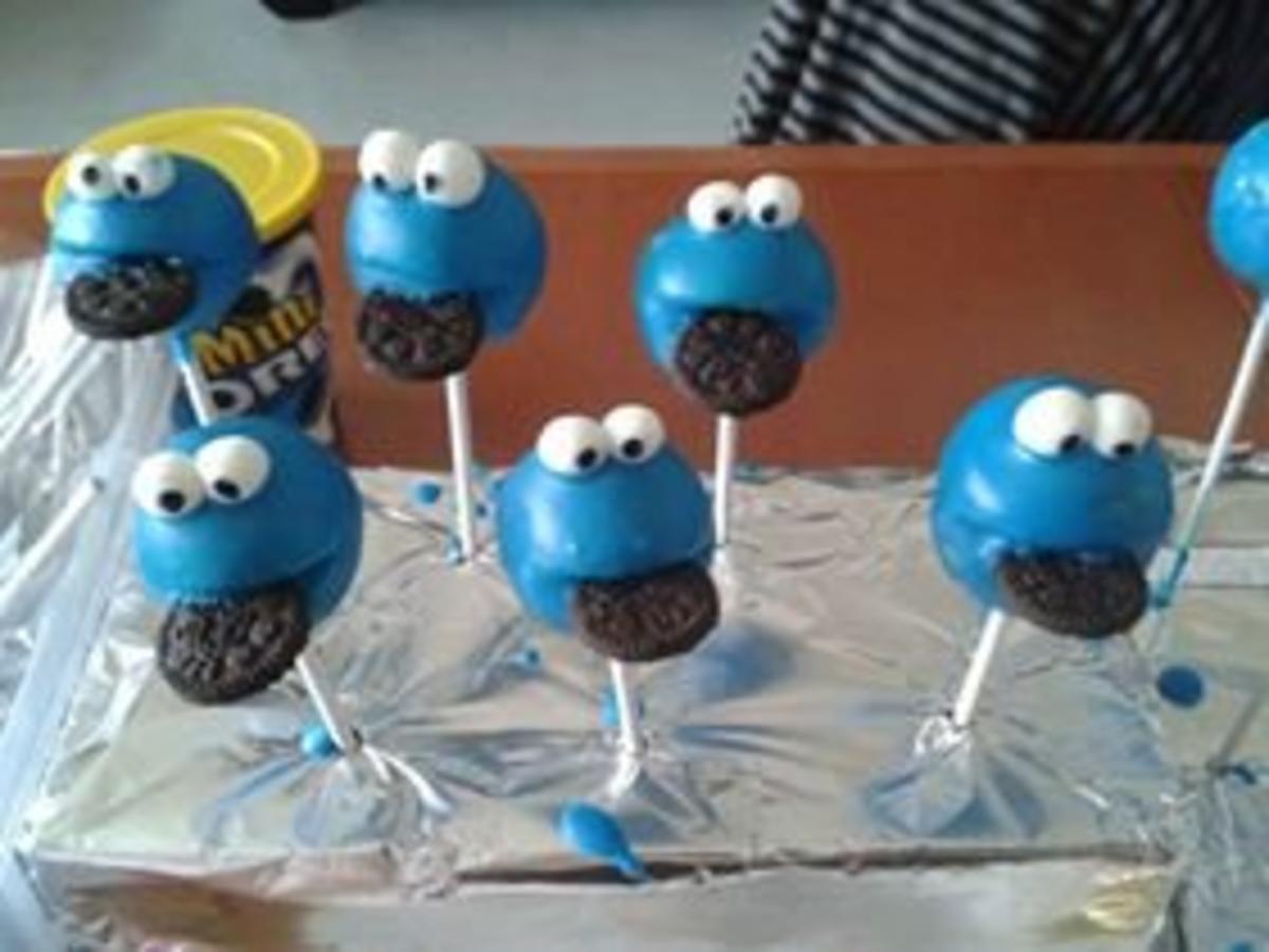 Cake Pops - Lemon Curd- im Krümelmonsterdesign - für ...