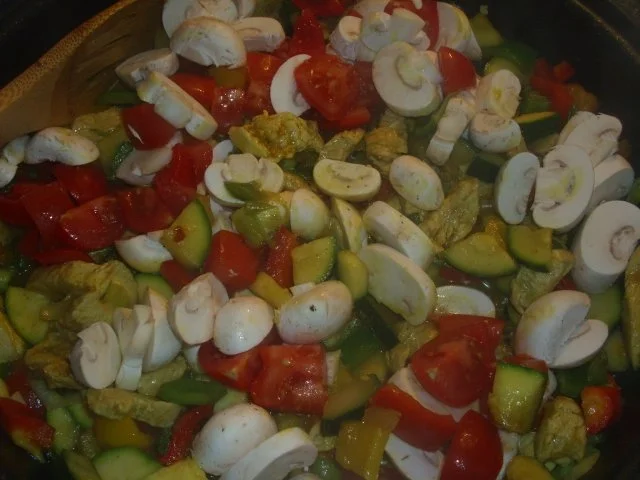 Reispfanne mit viel Gemüse und Creme - Rezept - Bild Nr. 5