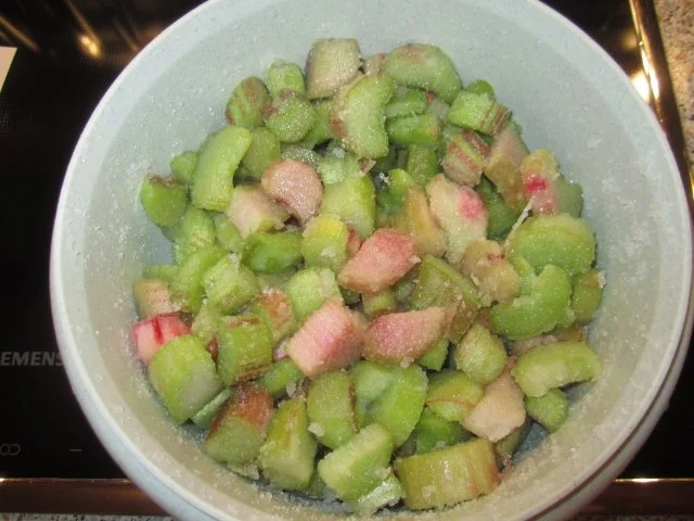 Rhabarberkuchen mit Vanillecreme - Rezept - Bild Nr. 2