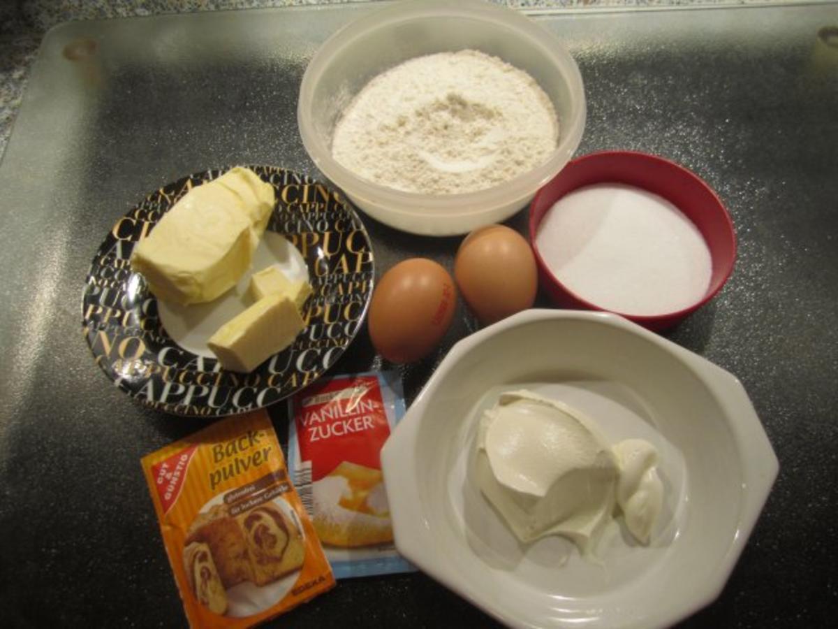 Rhabarberkuchen mit Vanillecreme - Rezept - Bild Nr. 3