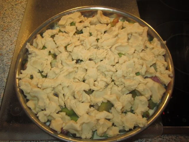 Rhabarberkuchen mit Vanillecreme - Rezept - Bild Nr. 13