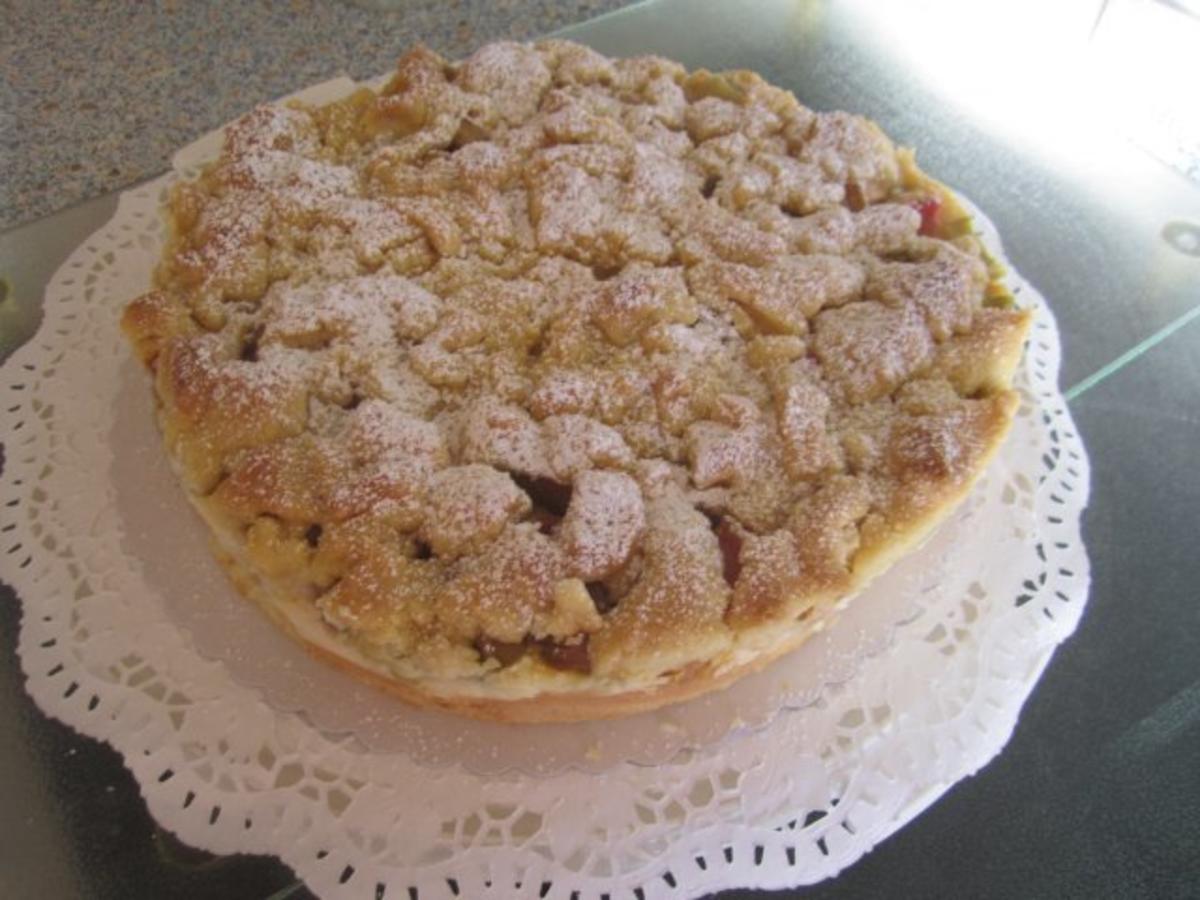 Rhabarberkuchen mit Vanillecreme - Rezept - Bild Nr. 15