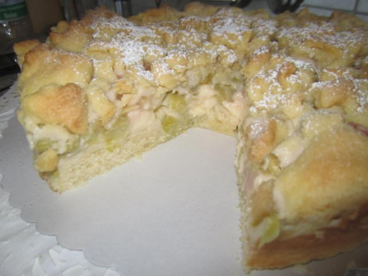 Rhabarberkuchen mit Vanillecreme - Rezept - Bild Nr. 16