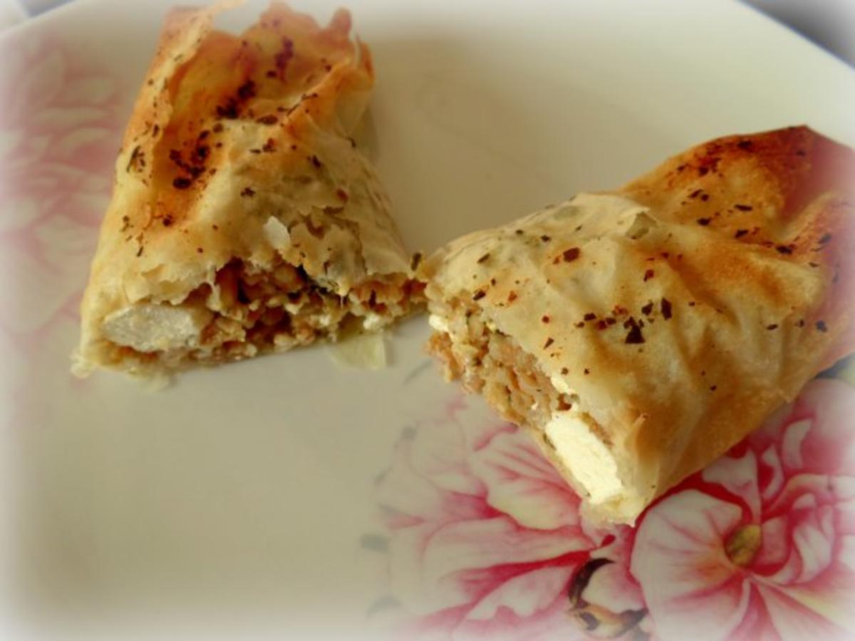 Bilder für Kleine Dinkel-Feta-Strudel - Rezept