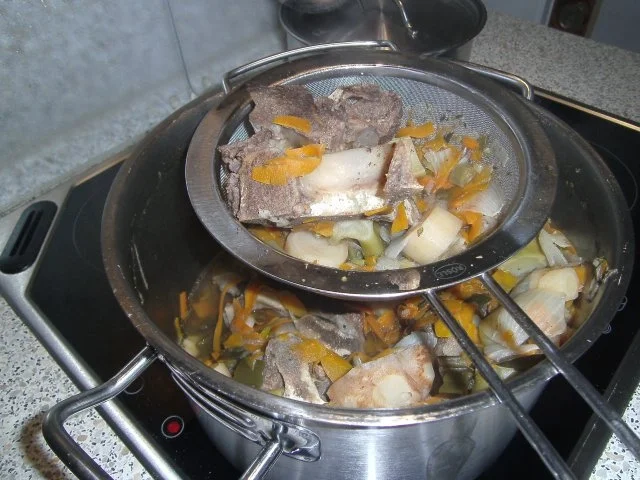 Brühe vom Rinderknochen - Rezept - Bild Nr. 5