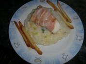 Spargelrisotto mit Fisch - Rezept