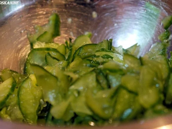 Scholle Finkenwerder Art, Minzgurken, Knusperkartoffeln - Rezept - Bild Nr. 7