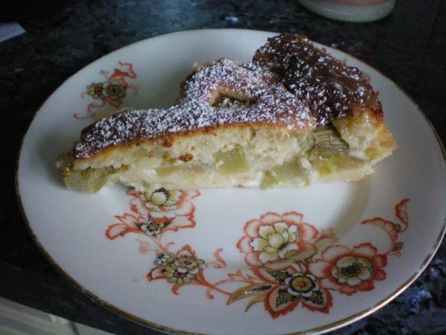 Rezept: Kuchen: Rhabarberkuchen - ruckzuck - Bild Nr. 3 Kuchen: Rhabarberkuchen - ruckzuck - - Rezept - Bild Nr. 3