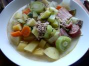Porree-Möhreneintopf mit Cabanossi - Rezept