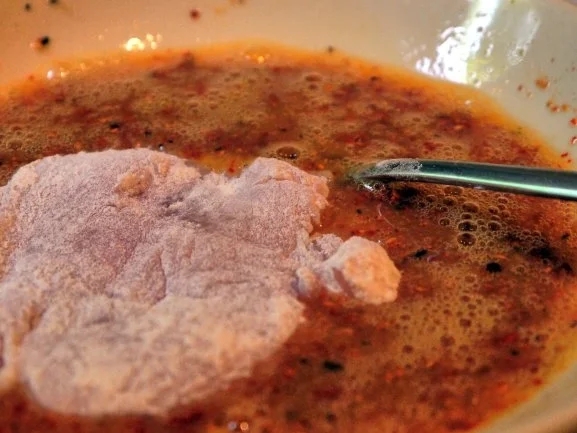 Ofenspargel mit Petersiliensauce und Kokos-Hähnchenschnitzel - Rezept - Bild Nr. 10