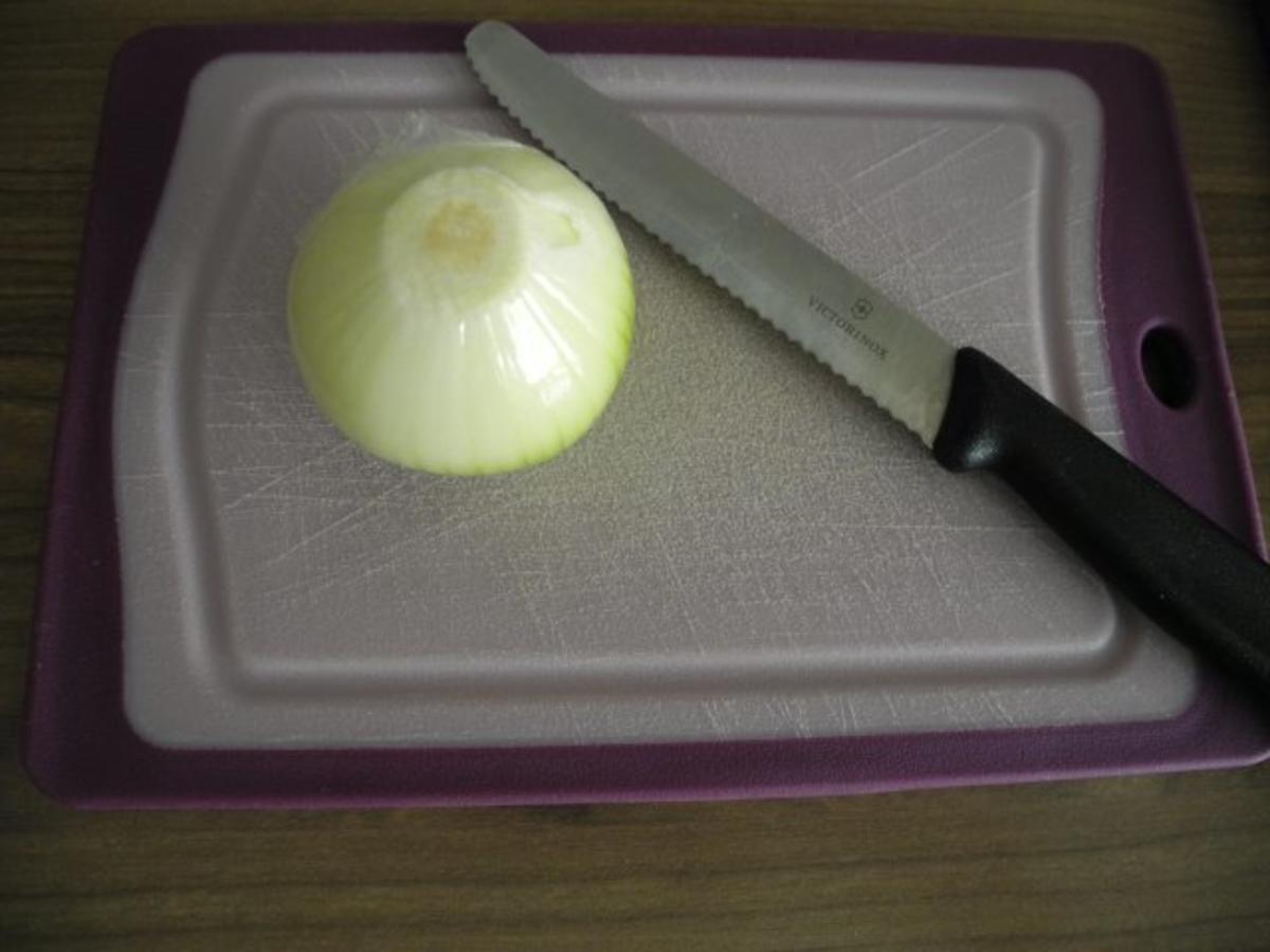 Zwiebel - Seitan  mit schwäbischem warmen Kartoffelsalat - Rezept - Bild Nr. 4