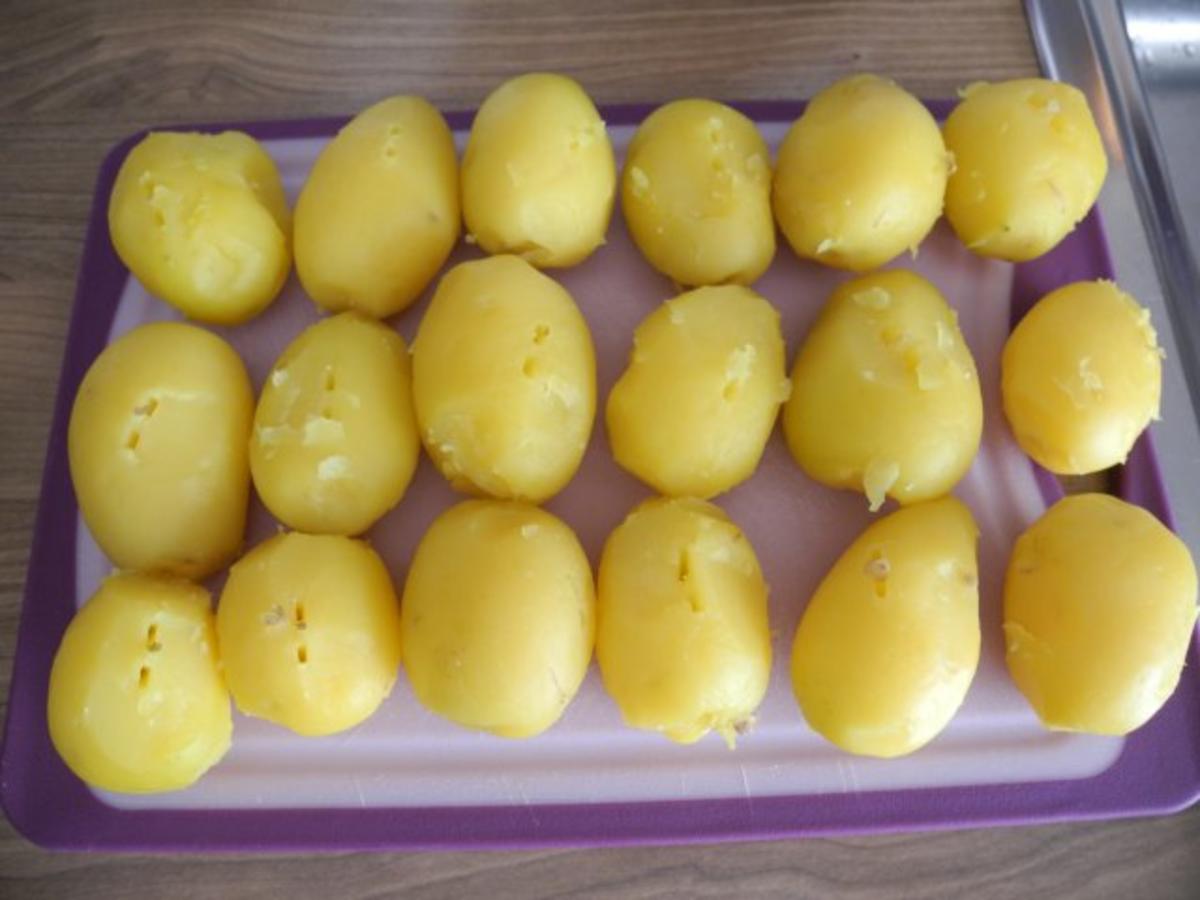 Zwiebel - Seitan  mit schwäbischem warmen Kartoffelsalat - Rezept - Bild Nr. 5