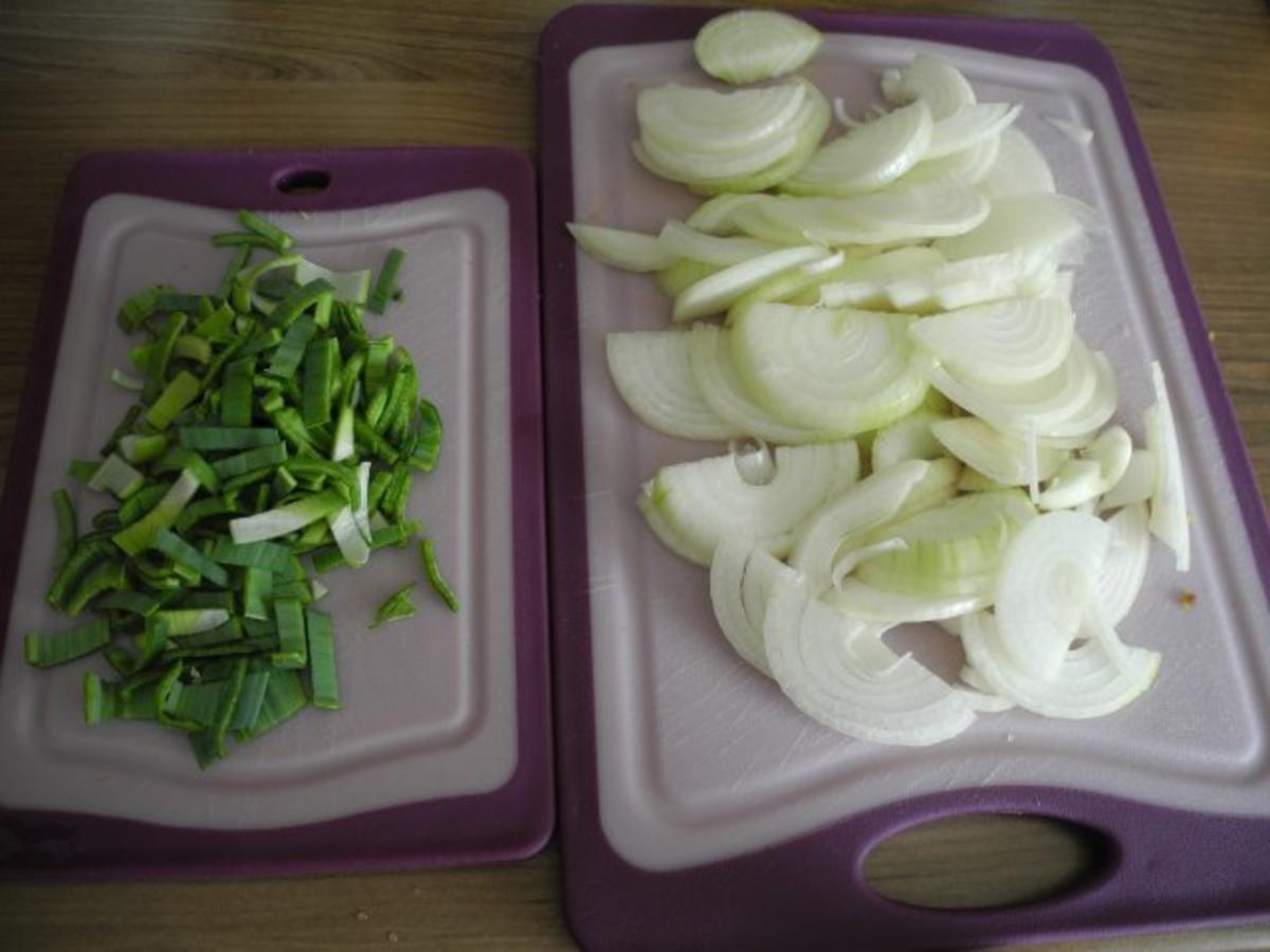 Zwiebel - Seitan  mit schwäbischem warmen Kartoffelsalat - Rezept - Bild Nr. 12