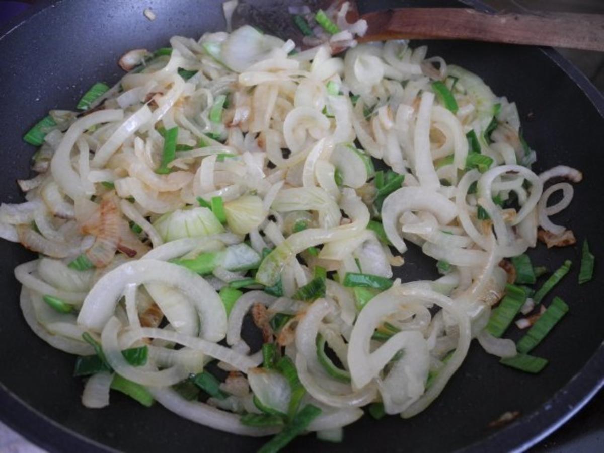 Zwiebel - Seitan  mit schwäbischem warmen Kartoffelsalat - Rezept - Bild Nr. 13