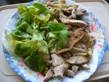 Rezept: Hauptspeise: Lasagne mit Hähnchenbrust und Steinpilzsoße Bild Nr. 7 Hauptspeise: Lasagne mit Hähnchenbrust und Steinpilzsoße - Rezept - Bild Nr. 7