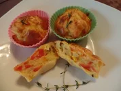 Herzhafte Muffins Tricolore - Rezept