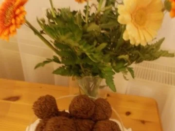 Rezept: Schockoladen Nuss Trüffel Schockoladen Nuss Trüffel - Rezept